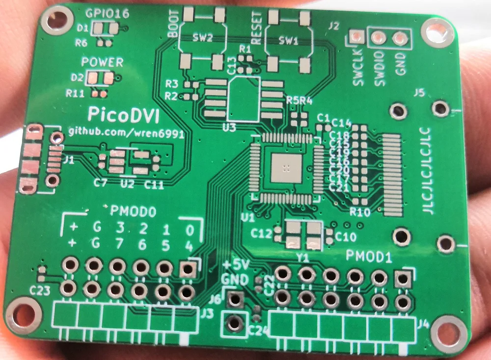 PicoDVI: bit-banged DVI/HDMI video from a Raspberry Pi Pico photo 2