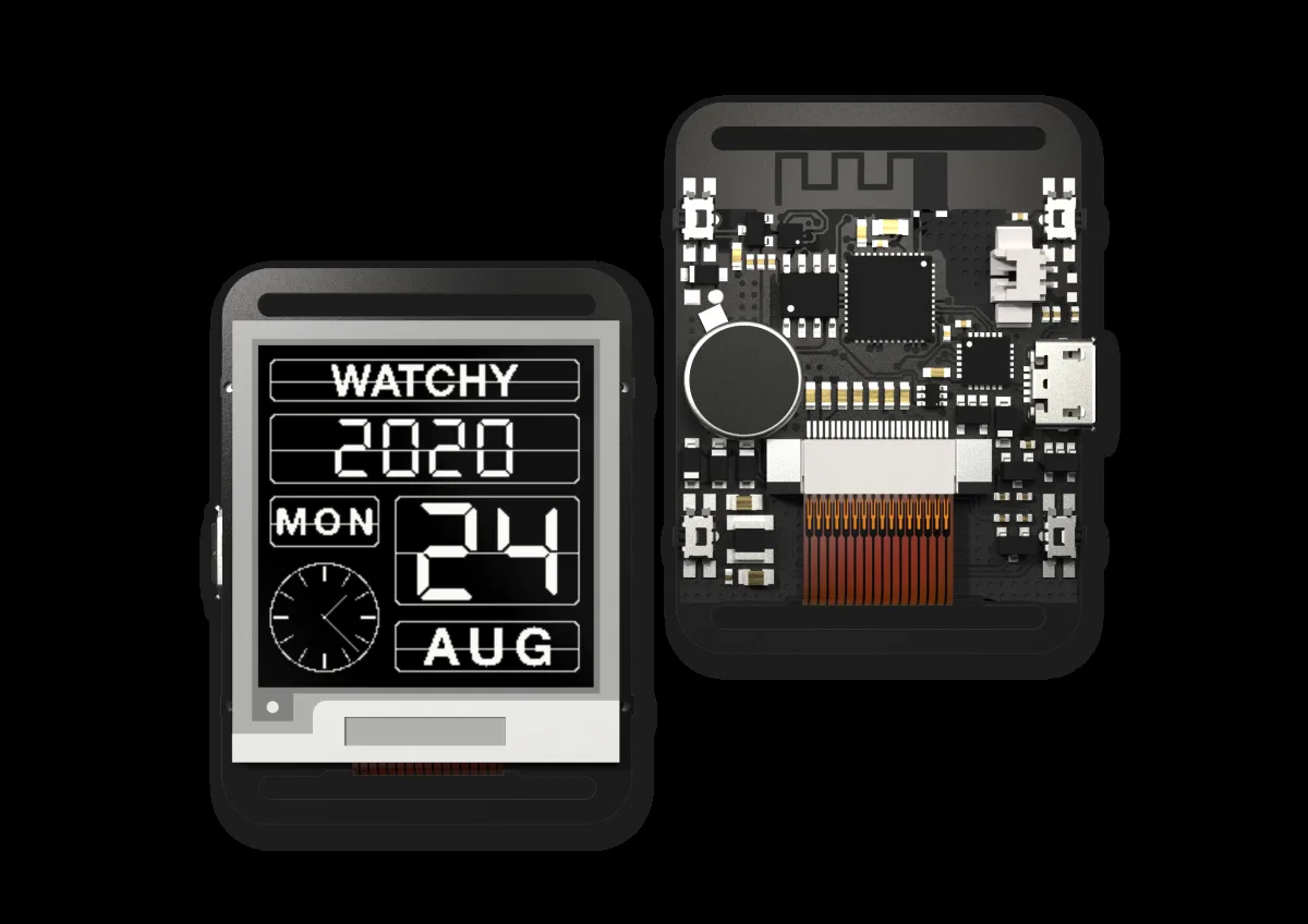 Watchy: open-source ESP32 e-ink smartwatch photo 1
