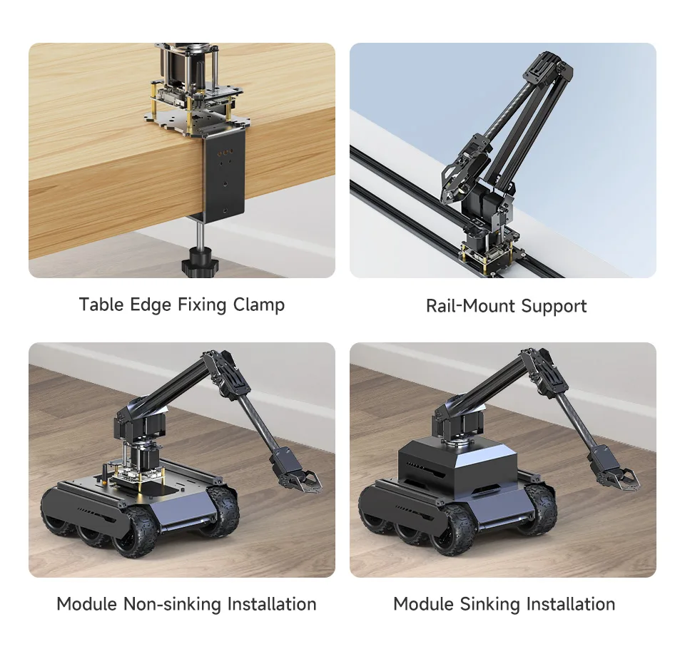 Waveshare RoArm-M2: ESP32 desktop robot arm firmware photo 2